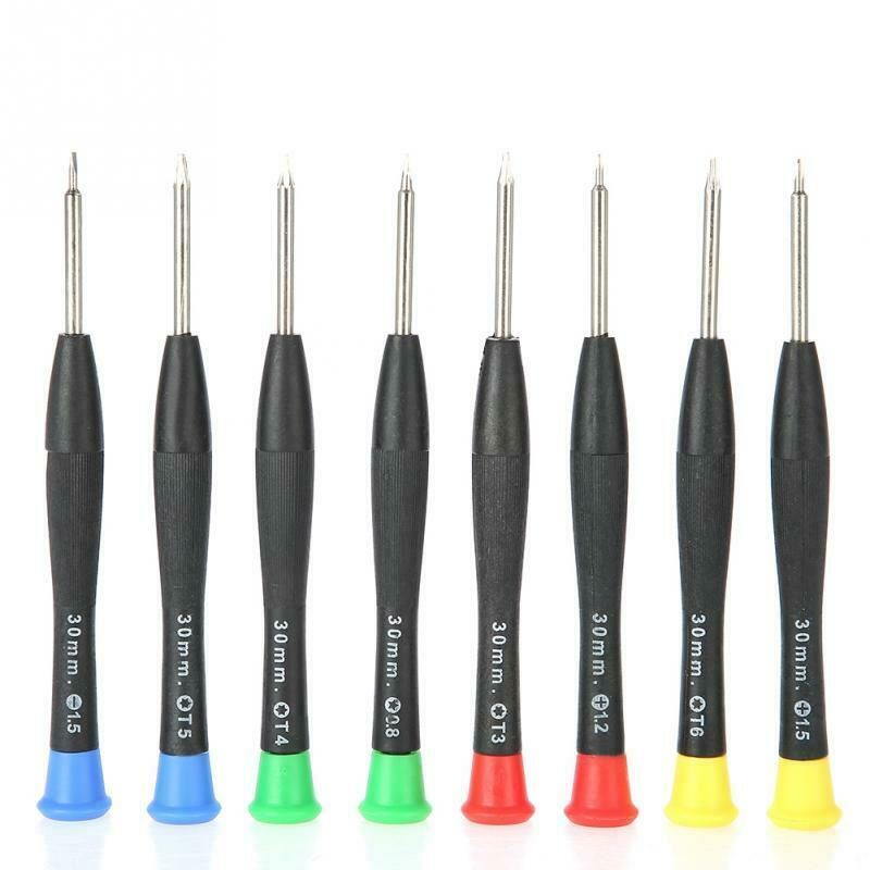 8pcs screwdriver set for electronic watches and jewelry, precise tools for delicate repairs.