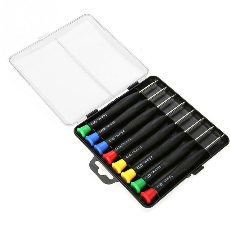 8pcs screwdriver set for electronic watch and jewelry repairs, precision tools for delicate tasks.