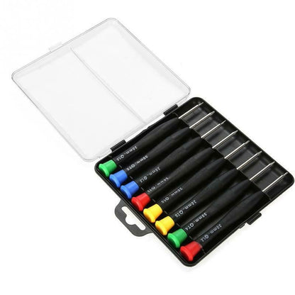 8pcs screwdriver set for electronic watch and jewelry repairs, precision tools for delicate tasks.
