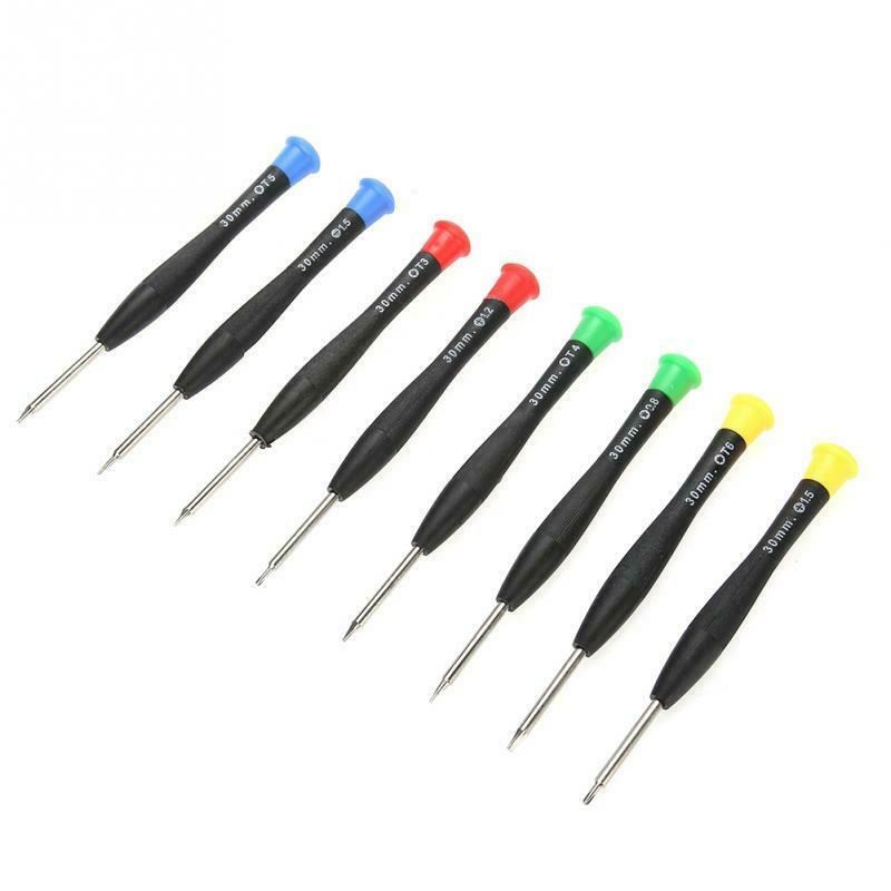 8pcs screwdriver set for electronic watches and jewelry, ideal for precise delicate repairs.