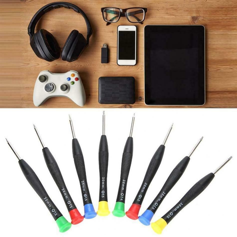 8-piece screwdriver set for electronic watches and jewelry, ideal for precision repairs