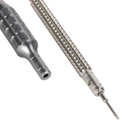 MT-3902 watch screwdriver set with precision bits for professional watch repairs and adjustments.