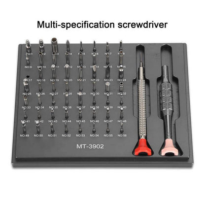MT-3902 watch screwdriver set with precision bits, ideal for professional watch repair tasks.