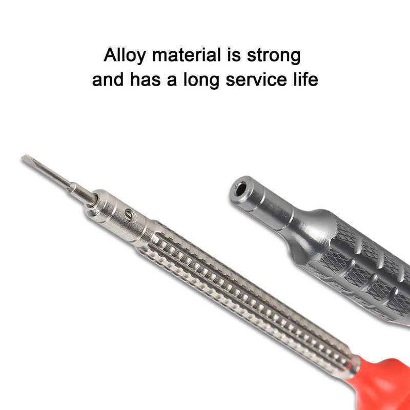 MT-3902 screwdriver set with precision bits, ideal for professional watch repairs and adjustments.