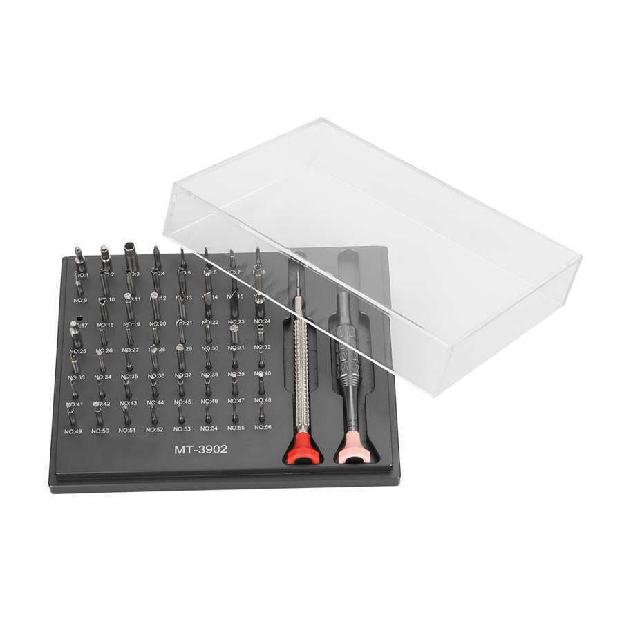 MT-3902 professional watch screwdriver set with multiple bits for expert watch repairs and precision adjustments.