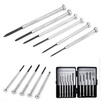 1. 11-piece Micro Screwdriver Set, ideal for precise watch and jewelry repairs.  