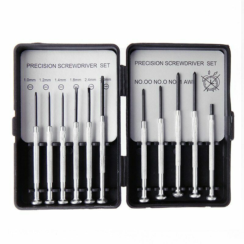 11-piece Micro Screwdriver Set, perfect for detailed watch and jewelry accessory repairs.