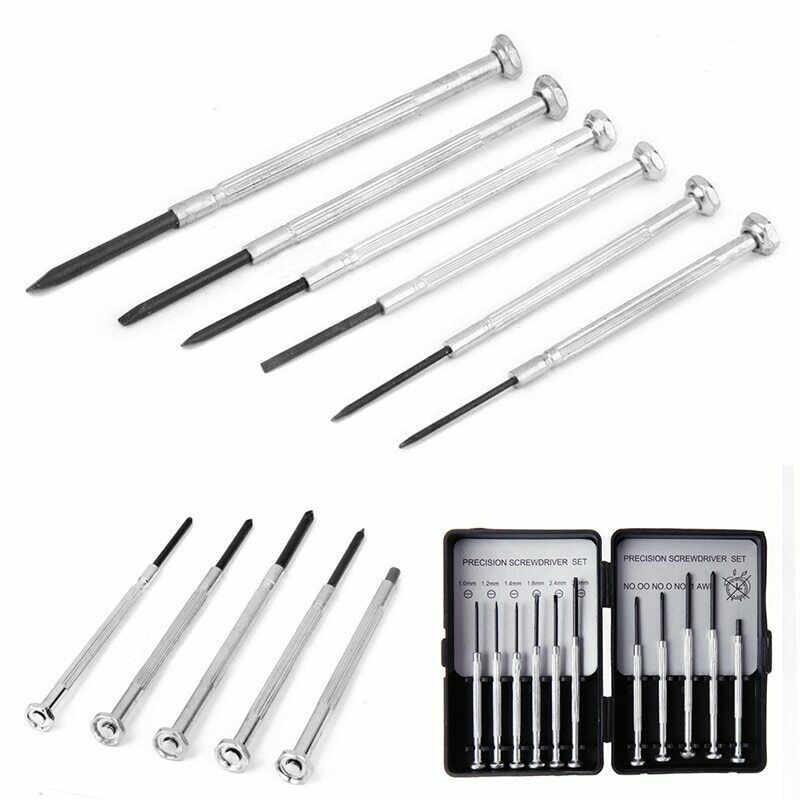 11-piece Micro Screwdriver Set for precise watch and jewelry repairs with durable steel tips.
