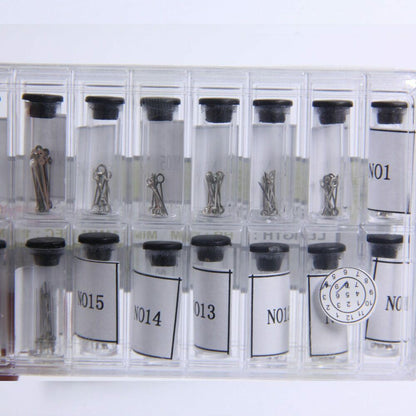 Silver hour, minute, and second hands set, 180PCS for precise watch repair and replacement.