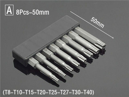 1. 50mm magnetic tamper-proof screwdriver set for secure watch accessory repairs.  
