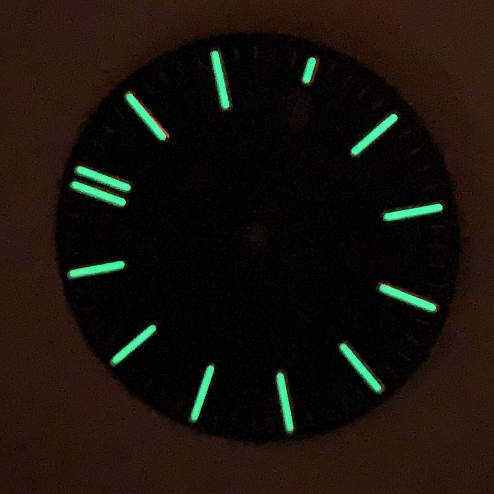 Cadran de montre lumineux de 31,8 mm, adapté au mouvement NH35, pièces de rechange