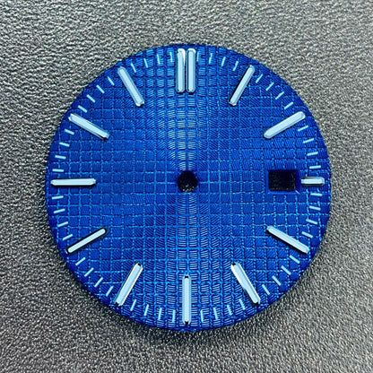 Cadran lumineux de 28,5 mm pour montre à dents Water Monster, compatible avec le mouvement NH35 NH36