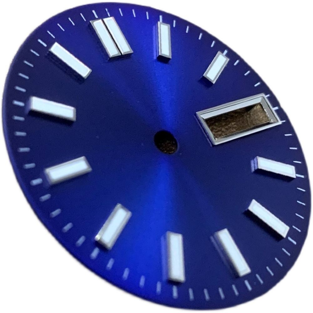 Cadran de montre lumineux de 28,5 mm, adapté au mouvement NH35, pièces de rechange