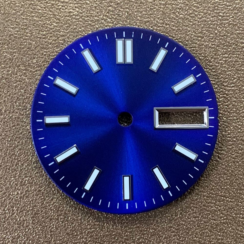 Cadran de montre lumineux de 28,5 mm, adapté au mouvement NH35, pièces de rechange