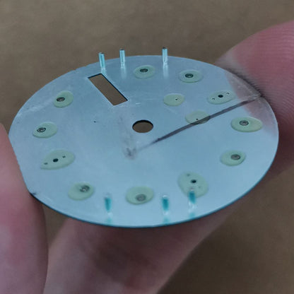 Cadran de montre lumineux de 29 mm, adapté aux pièces de rechange pour mouvement NH35 et NH36