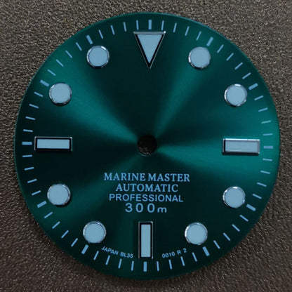 Cadran de montre lumineux de 29 mm, adapté aux pièces de rechange pour mouvement NH35 et NH36