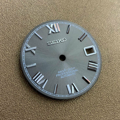 Cadran de montre à chiffres romains de 28,5 mm, compatible avec les pièces de montre à mouvement NH35 et NH36