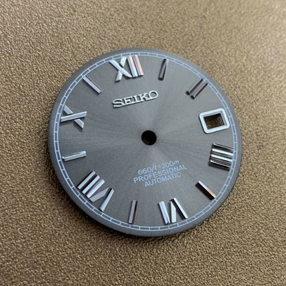 Cadran de montre à chiffres romains de 28,5 mm, compatible avec les pièces de montre à mouvement NH35 et NH36