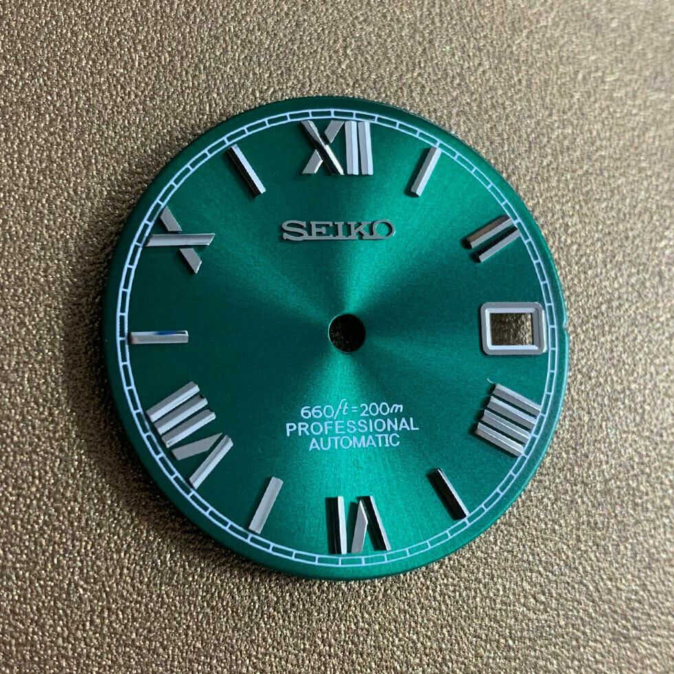 Cadran de montre à chiffres romains de 28,5 mm, compatible avec les pièces de montre à mouvement NH35 et NH36