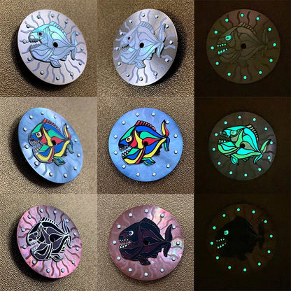 28.5mm pearl watch dial, compatible with ETA 2836/2824 movements for precise repairs.
