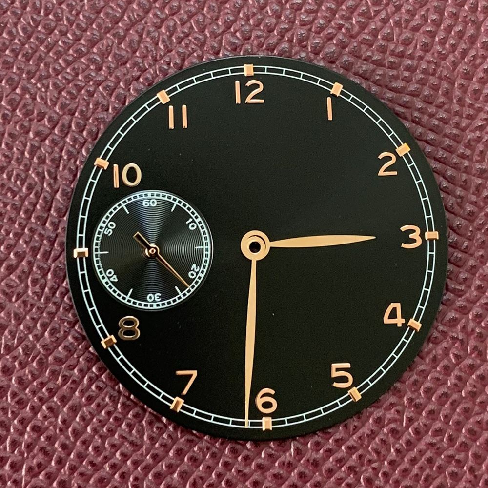 37 mm Zifferblatt, geeignet für 6497 Seagull 3600 Uhrwerk, Ersatz von Uhrenteilen