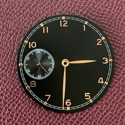 37 mm Zifferblatt, geeignet für 6497 Seagull 3600 Uhrwerk, Ersatz von Uhrenteilen
