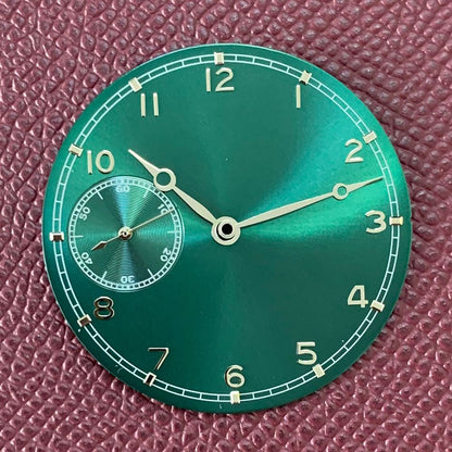 37 mm Zifferblatt, geeignet für 6497 Seagull 3600 Uhrwerk, Ersatz von Uhrenteilen