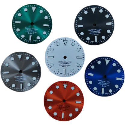 29mm Watch Dial Luminous Suitable for NH35 NH36 Movement Watch Parts Replacement