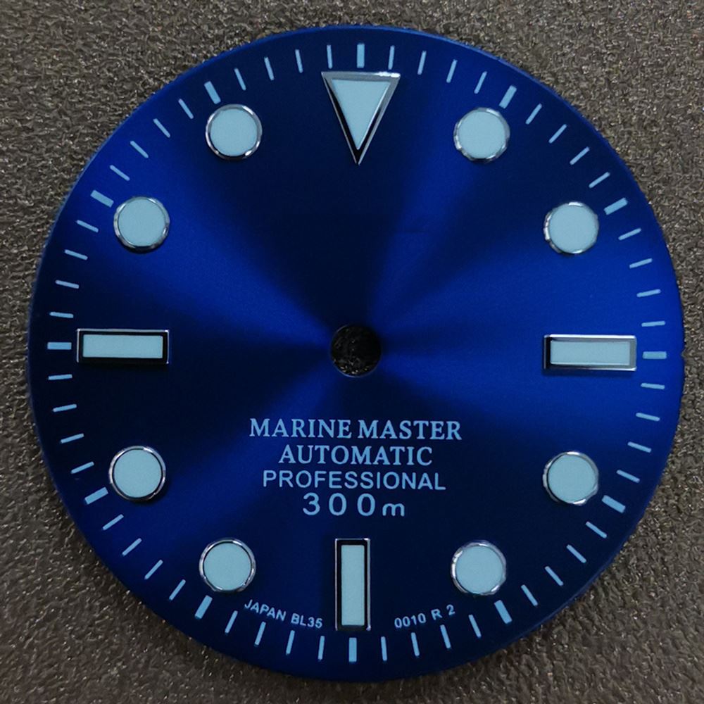 29mm Watch Dial Luminous Suitable for NH35 NH36 Movement Watch Parts Replacement