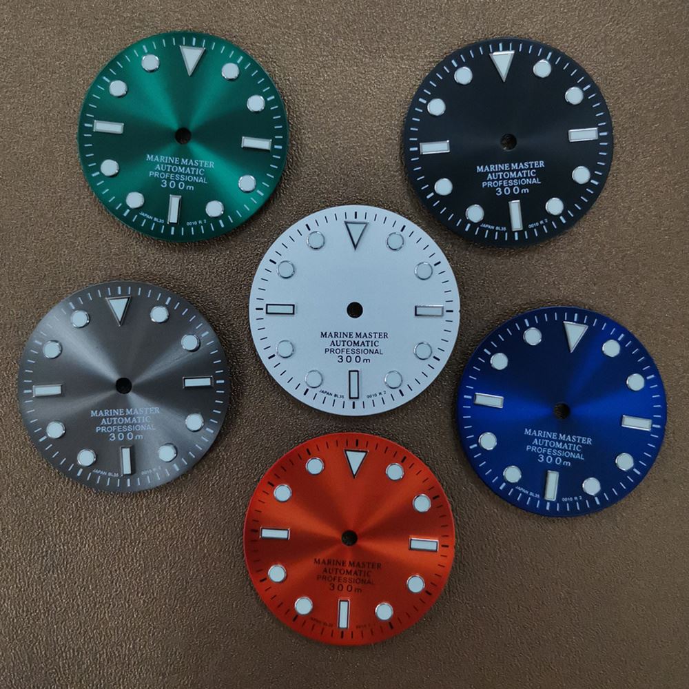 29mm Watch Dial Luminous Suitable for NH35 NH36 Movement Watch Parts Replacement