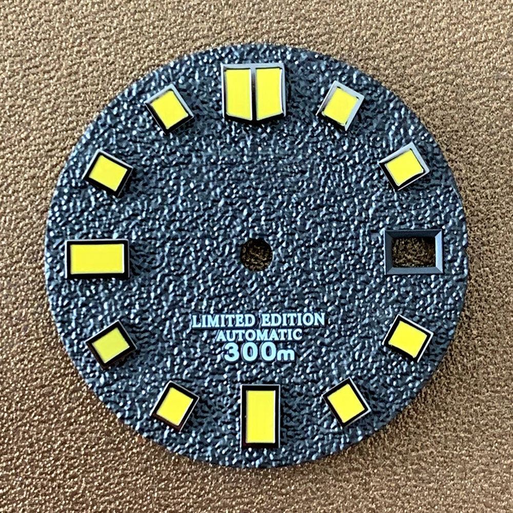 Cadran de montre coloré de 28,5 mm, adapté au mouvement NH35, pièces de rechange