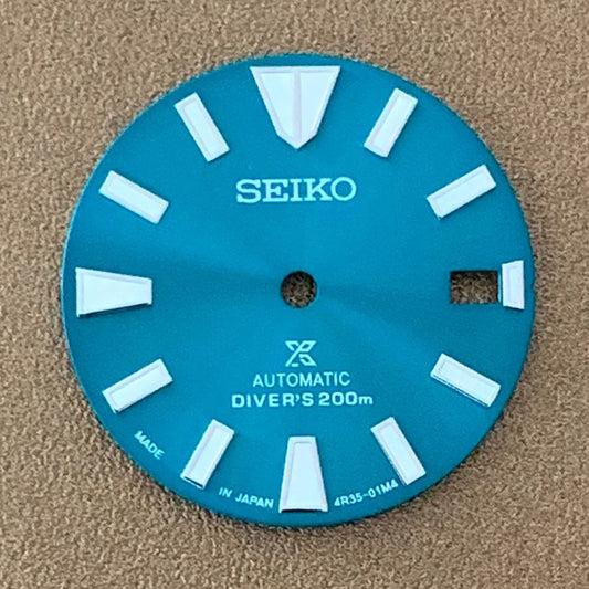 Cadran de montre émaillé lumineux de 28,5 mm, compatible avec les pièces de montre à mouvement NH35 et NH36