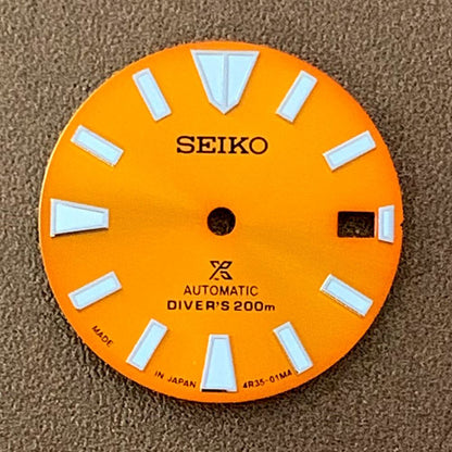 28.5mm Enamel  Watch Dial Luminous Suitable for NH35 NH36 Movement Watch Parts