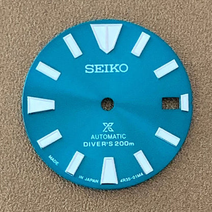 28.5mm Enamel  Watch Dial Luminous Suitable for NH35 NH36 Movement Watch Parts