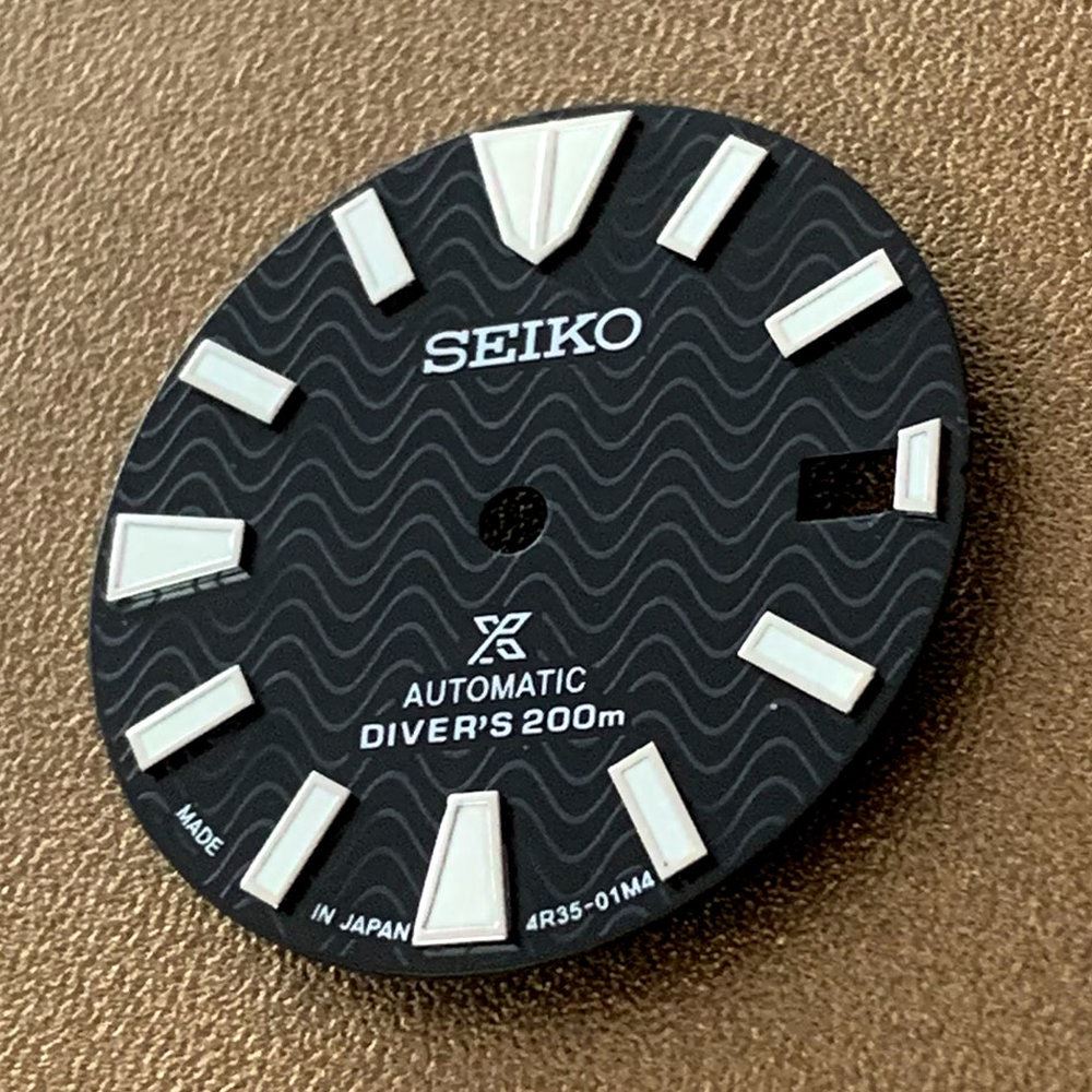 28.5mm Enamel  Watch Dial Luminous Suitable for NH35 NH36 Movement Watch Parts