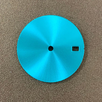 Cadran de montre brillant de 28,5 mm pour mouvement NH35, pièces de montre, calendrier unique