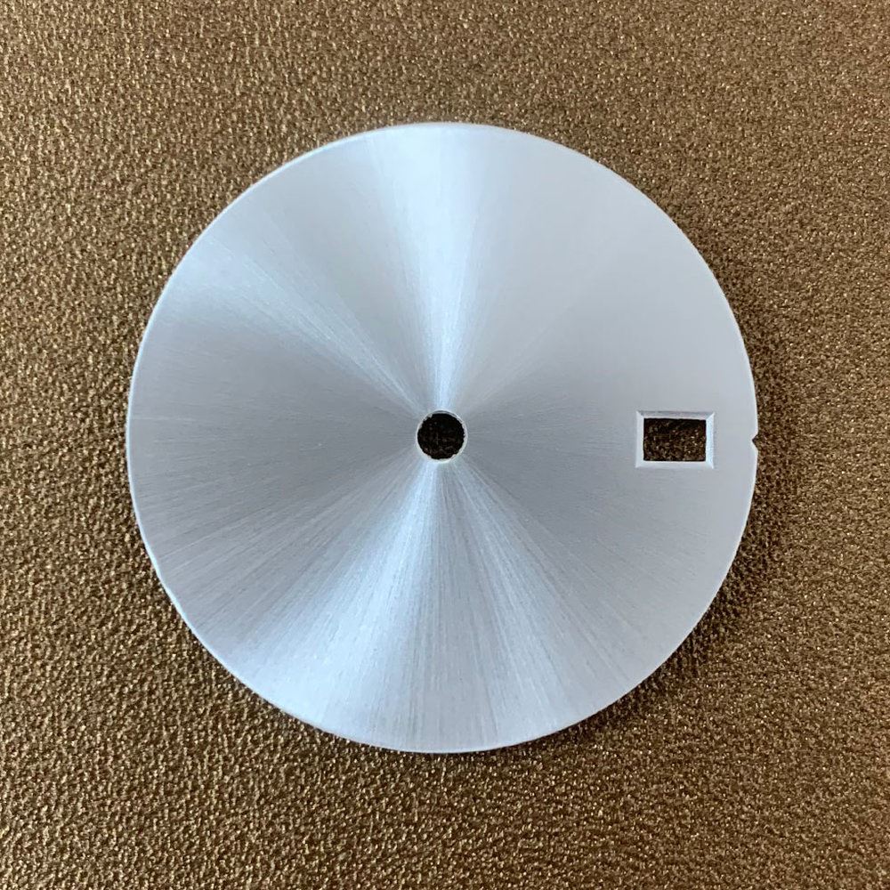 28,5 mm Zifferblatt glänzte für NH35 Uhrwerk Uhrenteile KEIN Kalender