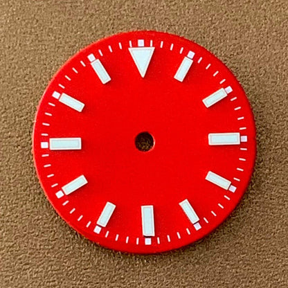 29mm luminous watch dial for NH35/NH36 ETA 2836/8215/2813 movements, improves readability and style.