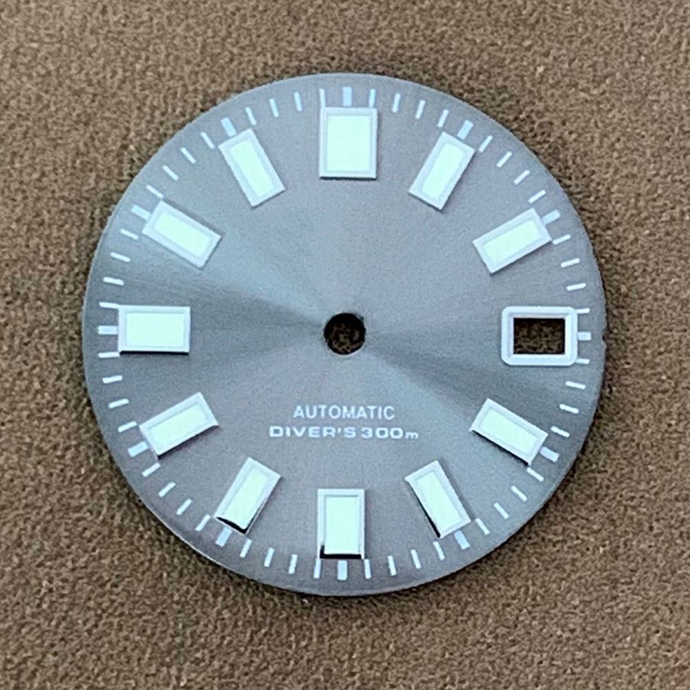 28,5 mm Uhrenzifferblatt C3 Grün leuchtend Geeignet für NH35 NH36 Uhrwerk Uhrenteile