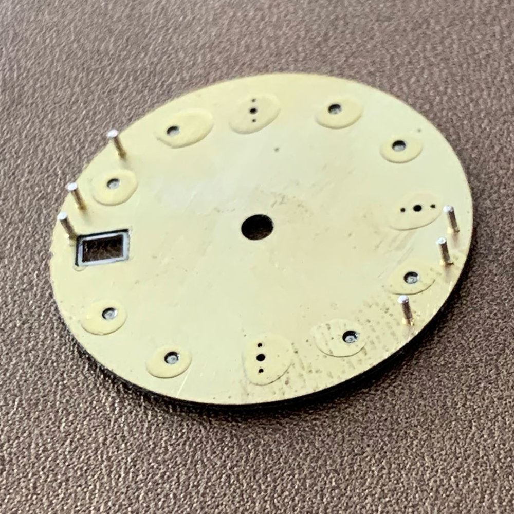 28,5 mm Uhrenzifferblatt C3 Grün leuchtend Geeignet für NH35 NH36 Uhrwerk Uhrenteile