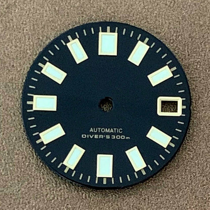 28,5 mm Uhrenzifferblatt C3 Grün leuchtend Geeignet für NH35 NH36 Uhrwerk Uhrenteile