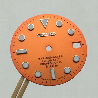 Zifferblatt 28,5 mm leuchtend, geeignet für NH35-Uhrwerk, Austausch von Uhrenteilen