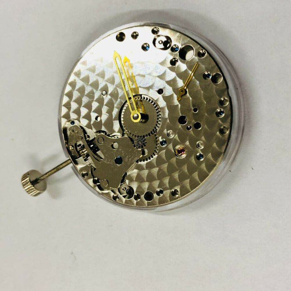 Seagull ST3620 mechanical watch movement with ETA 6497/6498 caliber, second hand at 9 o?clock position, precision crafted.