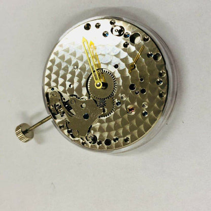 Seagull ST3620 mechanical watch movement with ETA 6497/6498 caliber, second hand at 9 o?clock position, precision crafted.