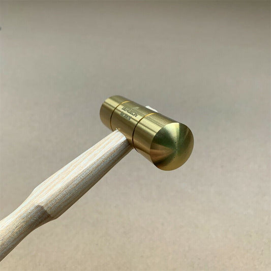 Bergeon 30416 brass hammer for precise watch repair, ideal professional watchmaker tool.