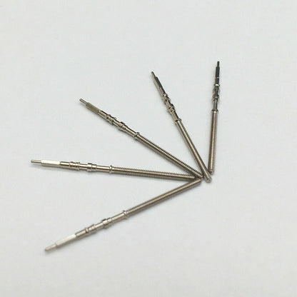 Stainless steel winding stem for 4R36 NH35 NH36 NH38 NH39A watch movements, precise fit.