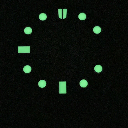Cadran de montre C3 vert lumineux de 28,5 mm avec date à 3 h pour mouvement automatique NH35