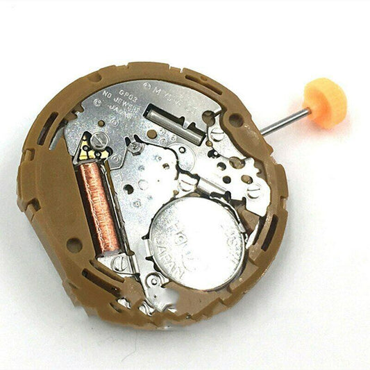 Accessoires de montre Mouvement GP03 d'origine japonaise Mouvement à quartz à 3 aiguilles 
