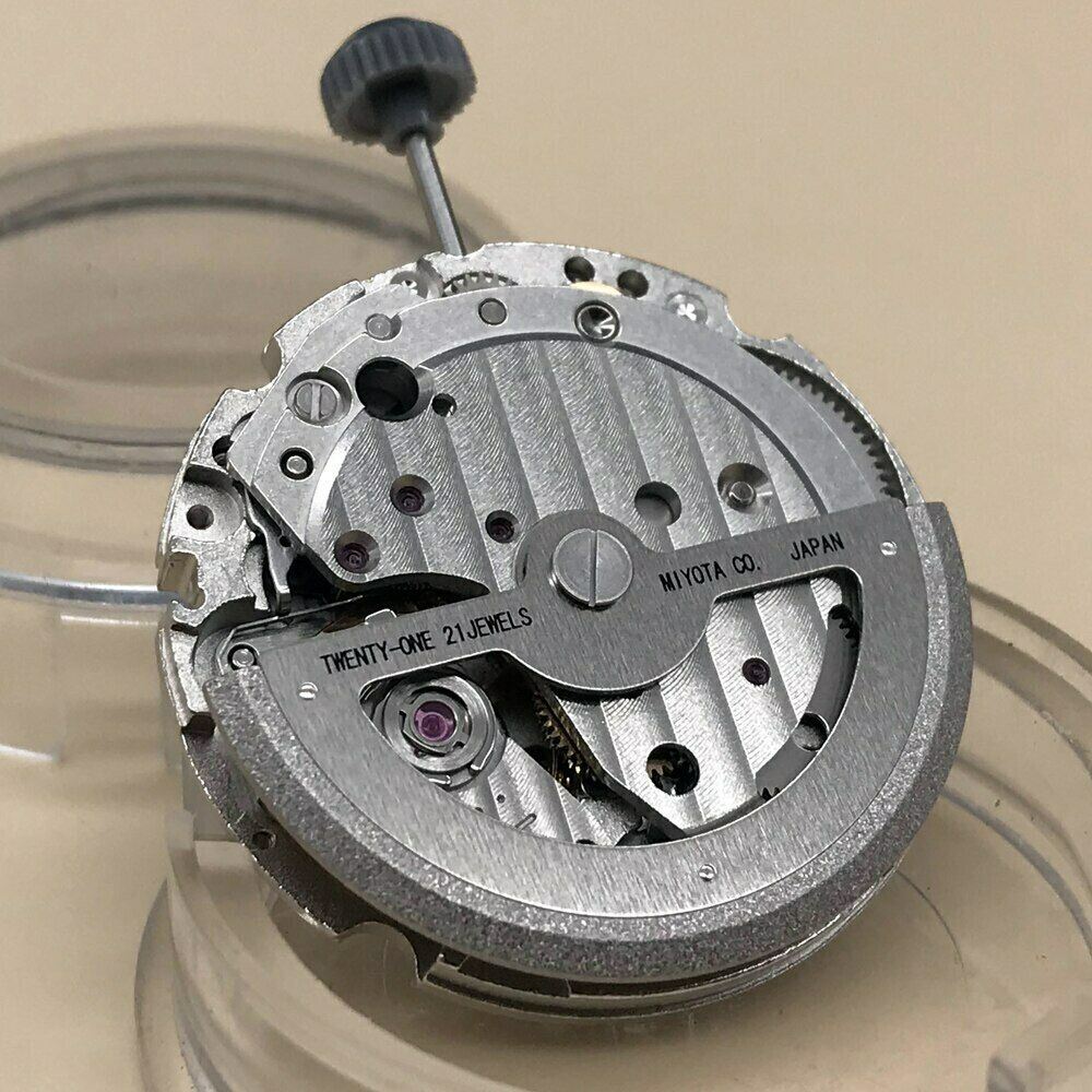 Japan Original MIYOTA 820A automatic watch movement with mechanical day-date display by Miyota.