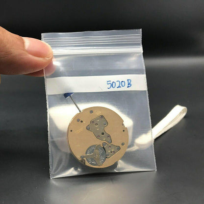 Mouvement de montre à quartz Ronda 5020.B, original, fabriqué en Suisse, doré, 10 rubis